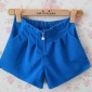 短裤女秋季韩版2016新款糖果色高腰宽松休闲修身显瘦阔腿热裤